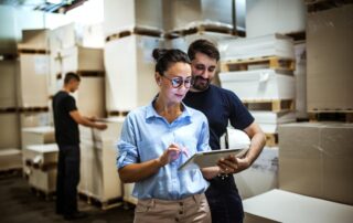 Manufacturing Firm Manager Working In The Cloud